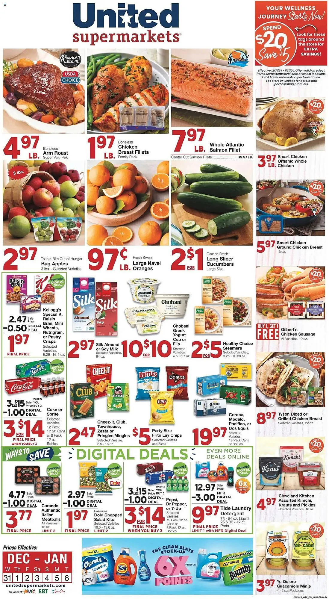 Weekly ad United Supermarkets weekly ad from December 30 to January 7 2026 - Page 1