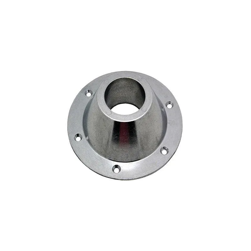 AP Products Round Surface Mount Pedestal Base, Chrome