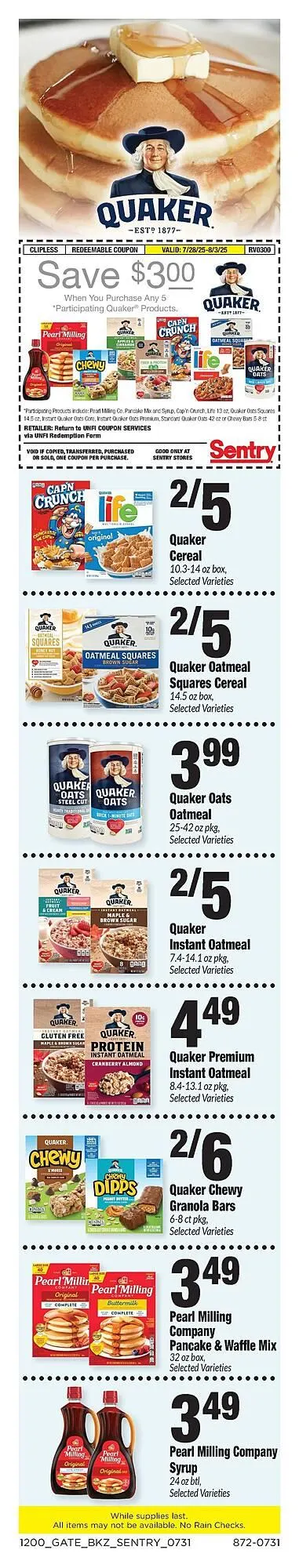 Weekly ad Sentry Weekly Ad from July 28 to August 3 2025 - Page 6