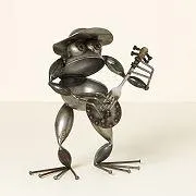 Musical Frog Garden Sculpture