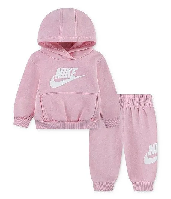 Little Girls Long Sleeve Club Fleece Hoodie & Matching Jogger Pant Set