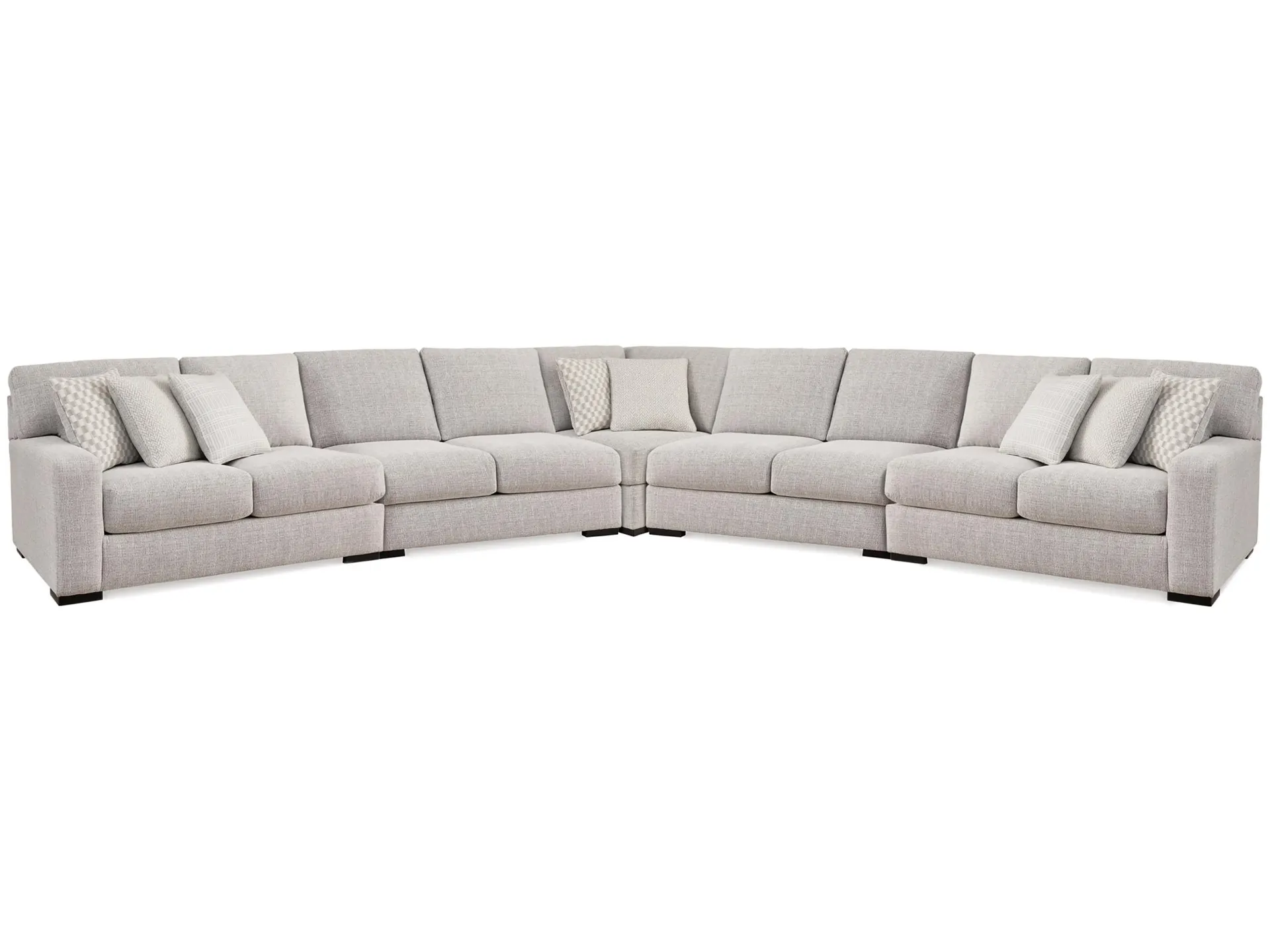 Larce 5-Piece Next-Gen Nuvella™ Performance Fabric Sectional