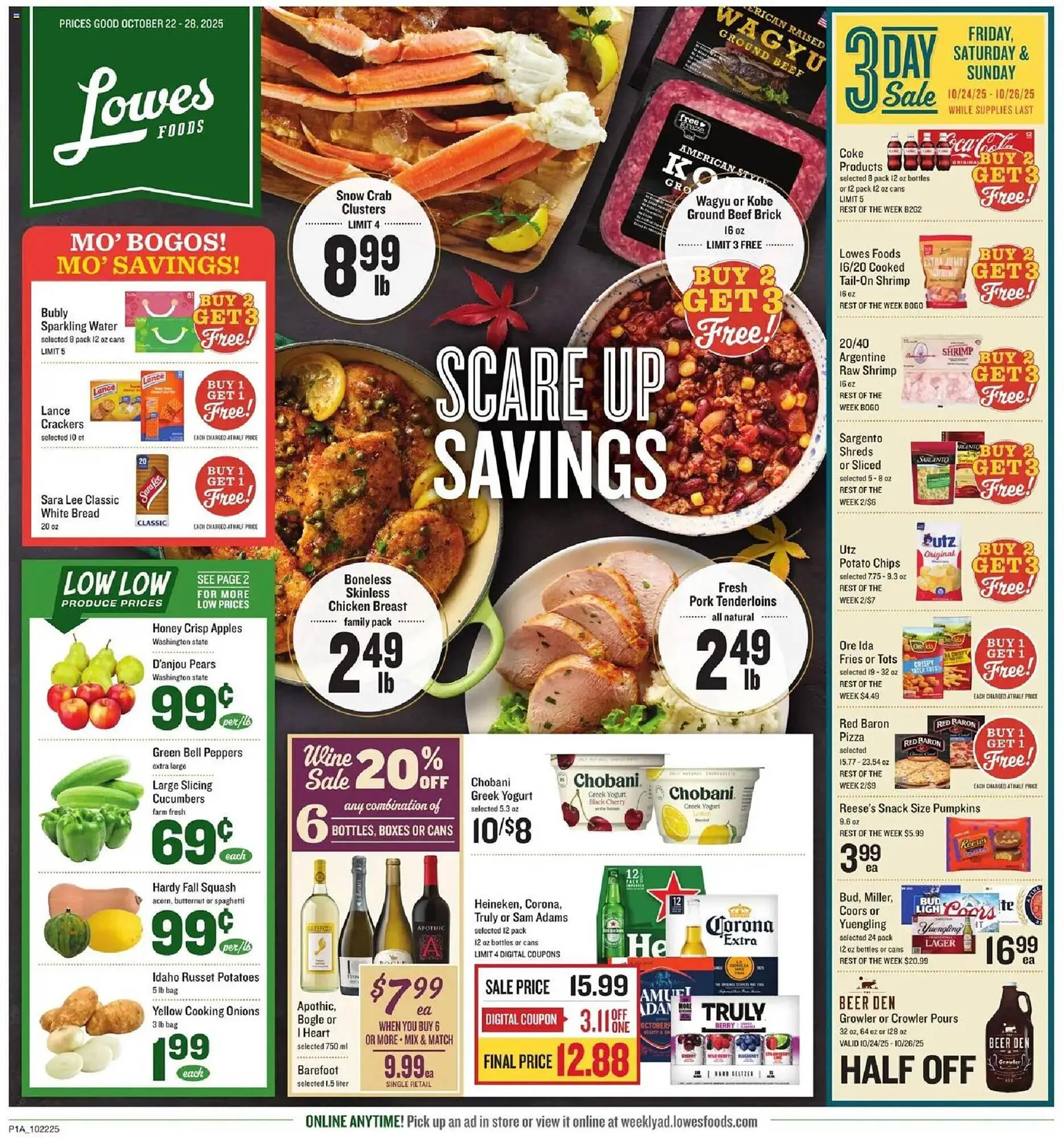 Weekly ad Lowes Foods weekly ad from October 22 to October 28 2025 - Page 1