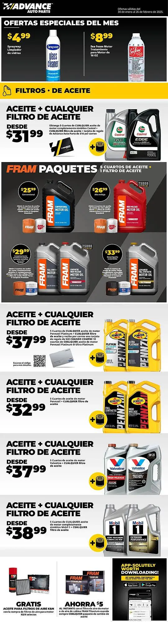 Advance Auto Parts Weekly Ad - 1
