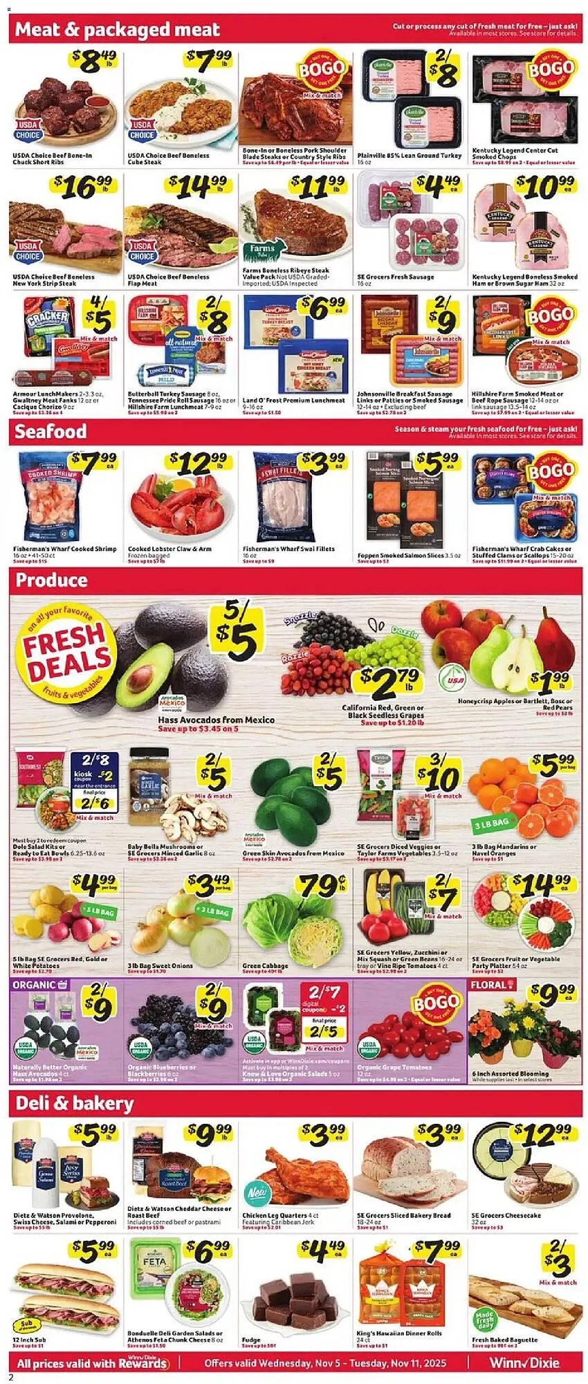 Weekly ad Winn Dixie weekly ad from November 5 to November 12 2025 - Page 2