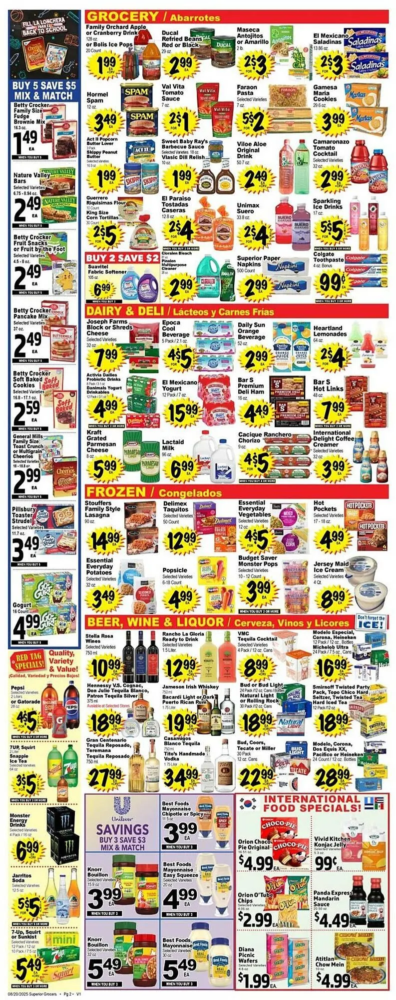 Weekly ad Superior Grocers Weekly Ad from August 20 to August 26 2025 - Page 2