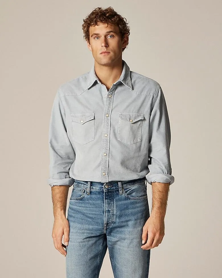 Western 14-wale corduroy shirt