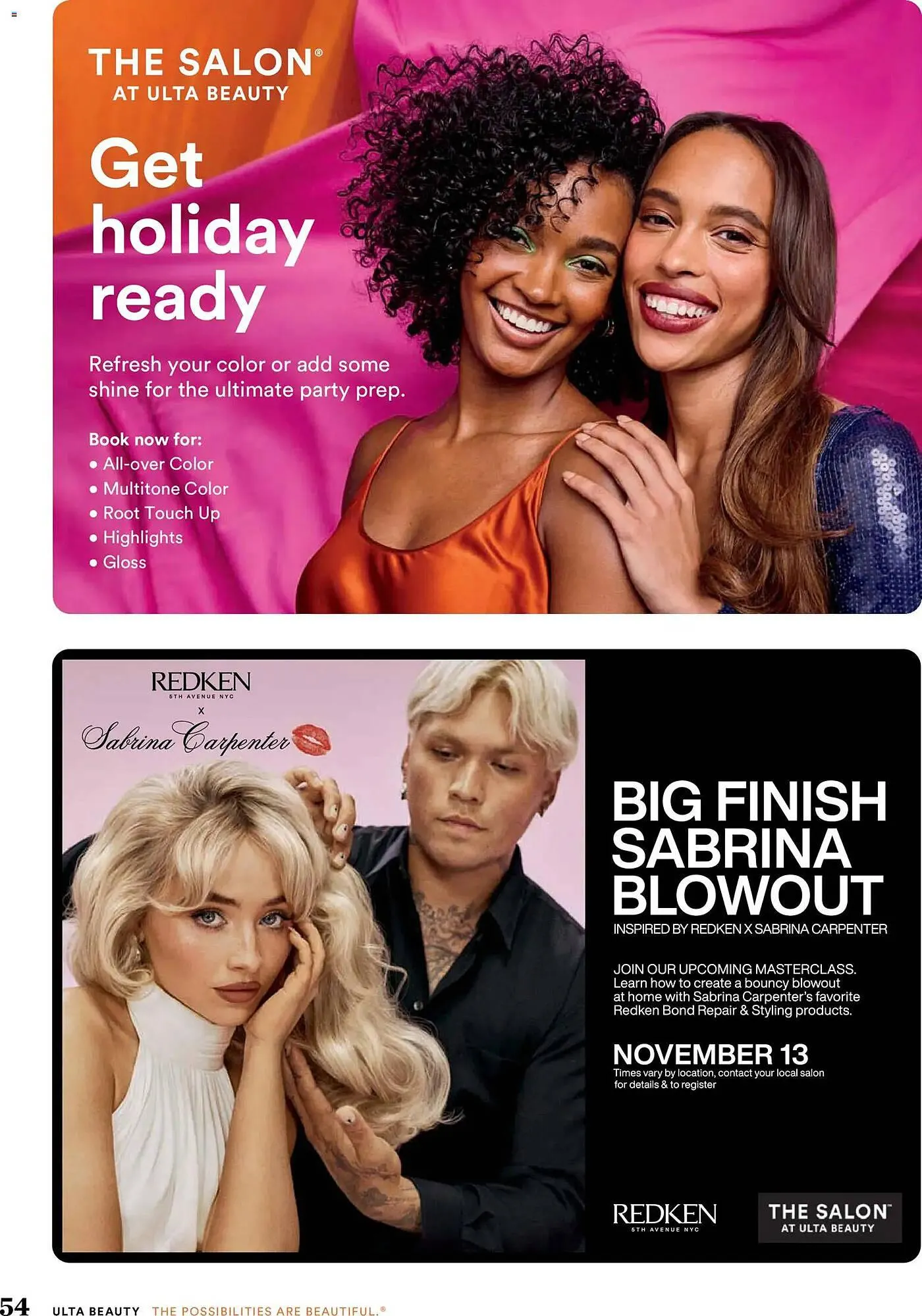 Weekly ad Ulta Beauty weekly ad from October 26 to November 22 2025 - Page 54