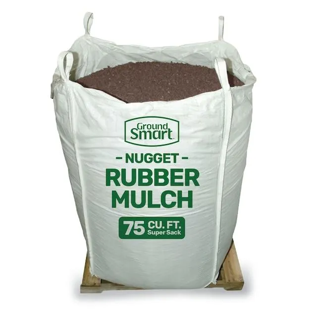 GroundSmart 75.0-Cubic ft Cubic feet Brown Rubber Nuggets Bulk rubber mulch (IPEMA Certified for Playgrounds) Recycled Bulk Mulch