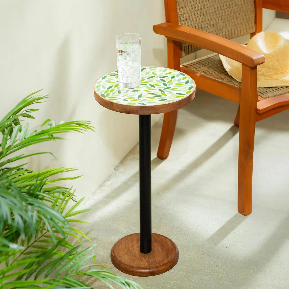 Mango Wood Drink Table