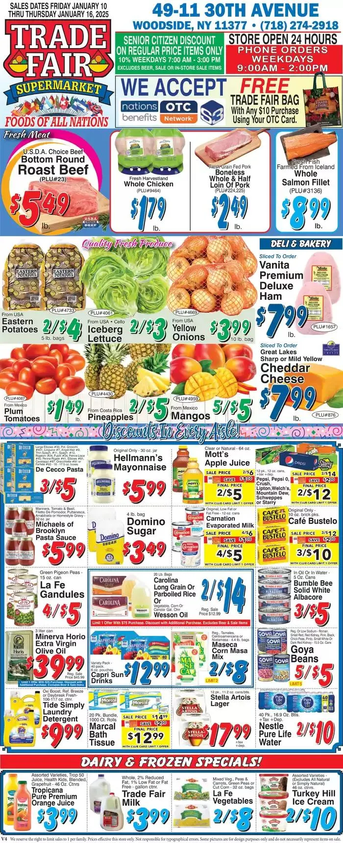Weekly ad Top offers for smart savers from January 10 to January 17 2025 - Page 1