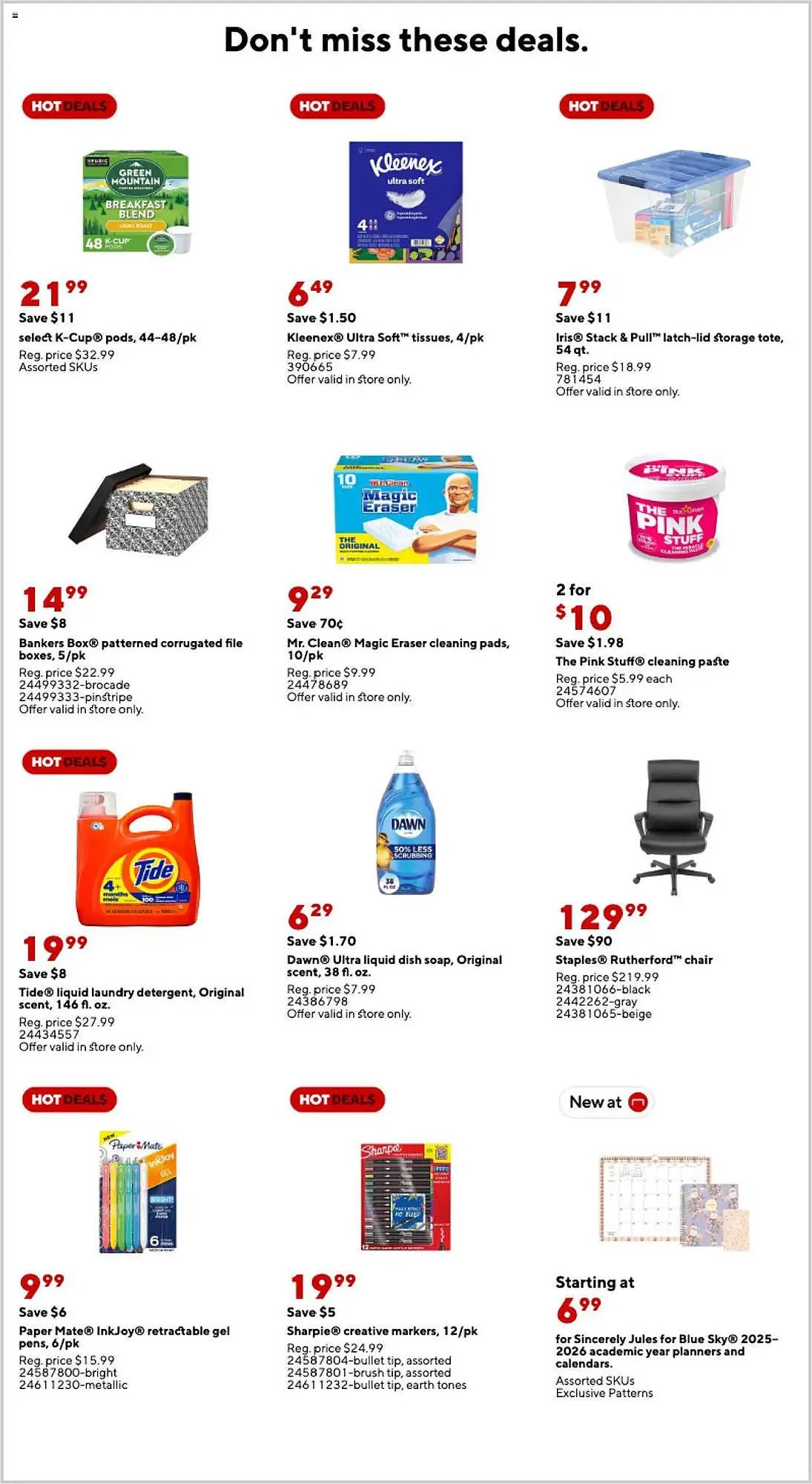 Weekly ad Staples Weekly Ad from April 6 to April 12 2025 - Page 3