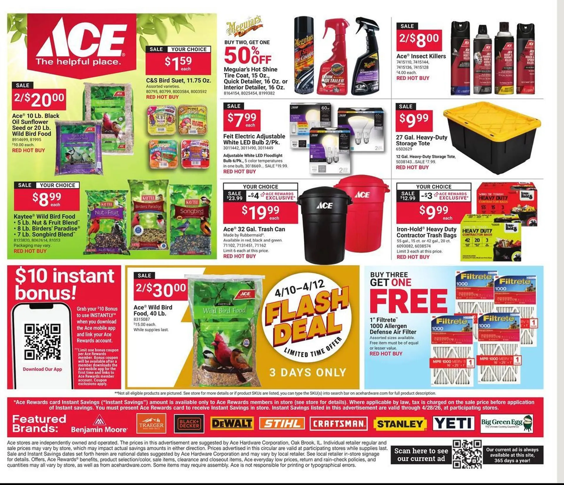 Weekly ad Ace Hardware flyer from April 1 to April 28 2026 - Page 7