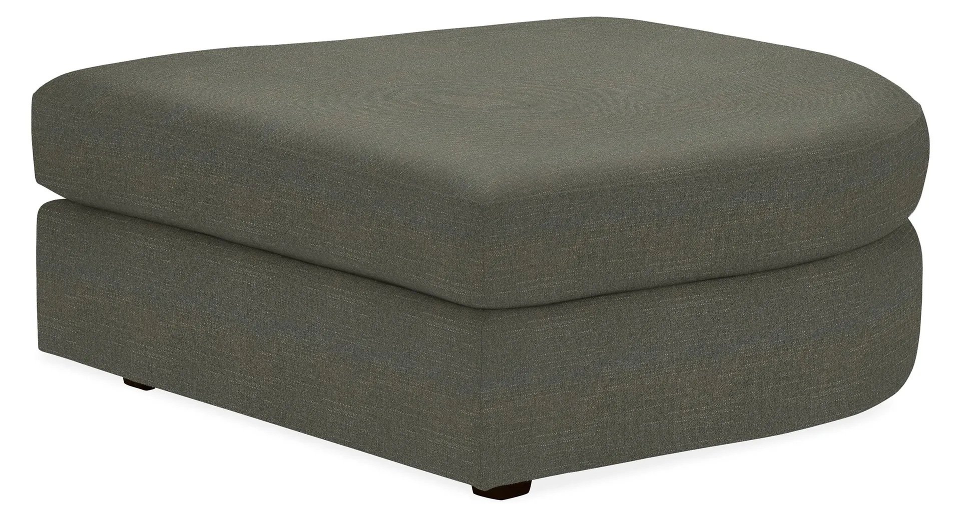 Astaire 37w 37d 16h Corner Ottoman in Hawkins Charcoal