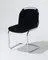 Black Velvet Chair by Gastone Rinaldi for Rima, 1970s