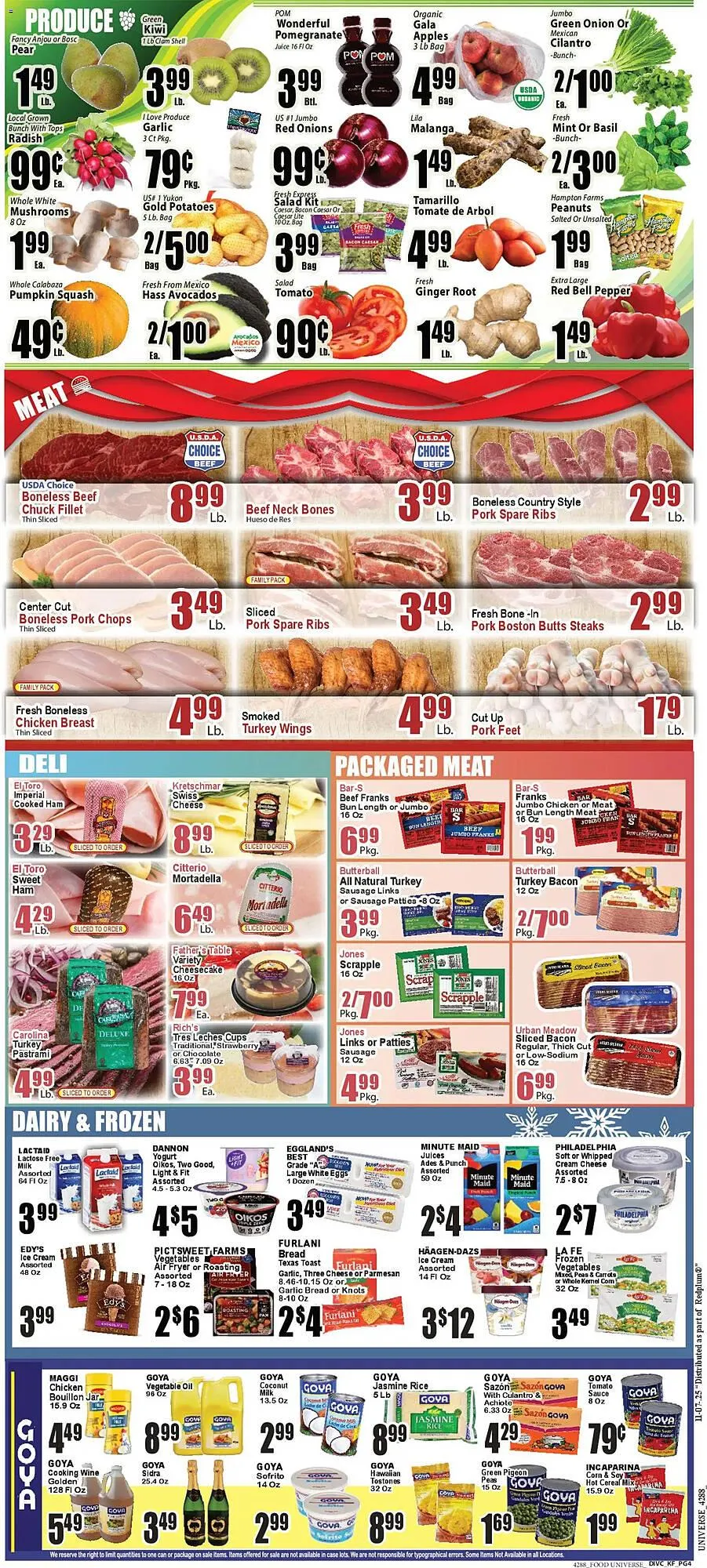 Weekly ad Food Universe circular from November 7 to November 13 2025 - Page 4