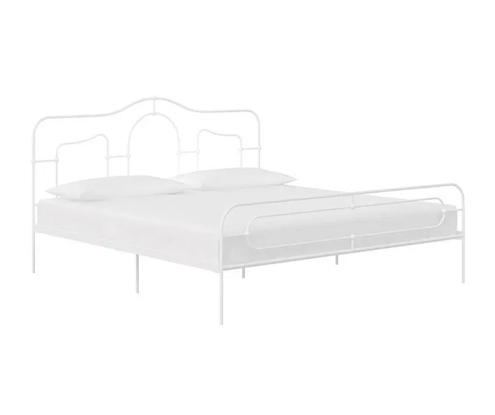Mr. Kate Primrose White King Platform Bed