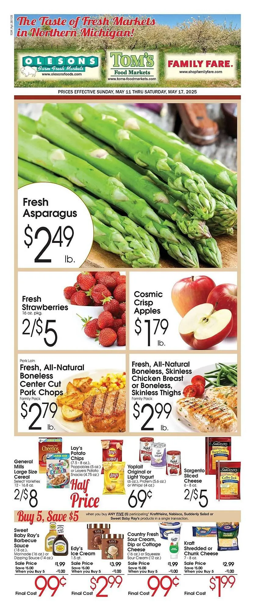 Weekly ad Family Fare Weekly Ad from May 11 to May 17 2025 - Page 1