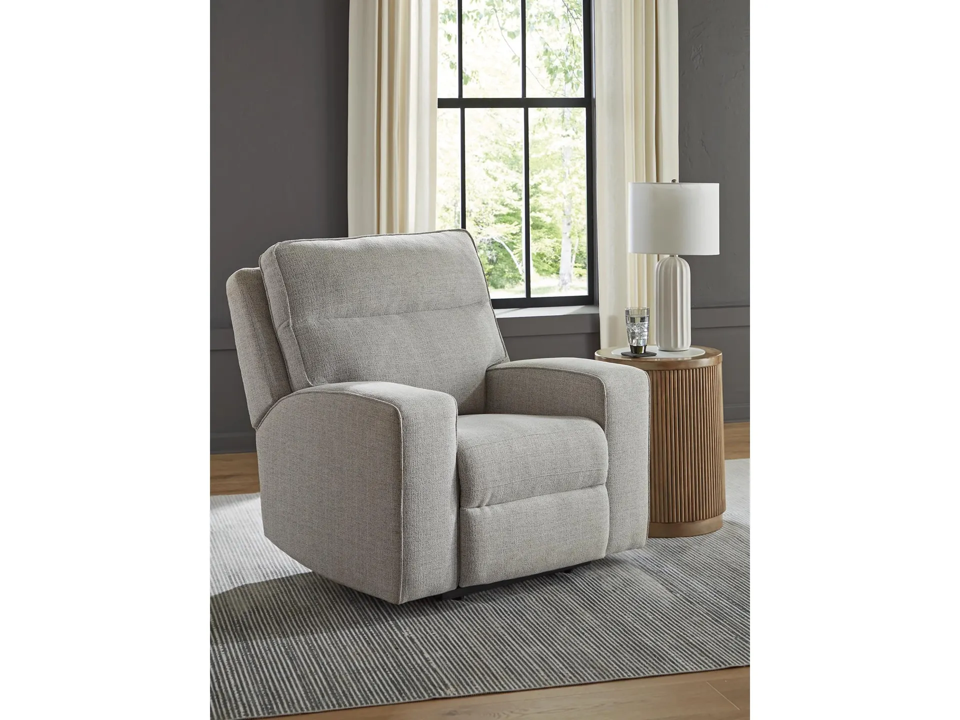 Jasperson Next-Gen Nuvella™ Performance Fabric Dual Power Recliner