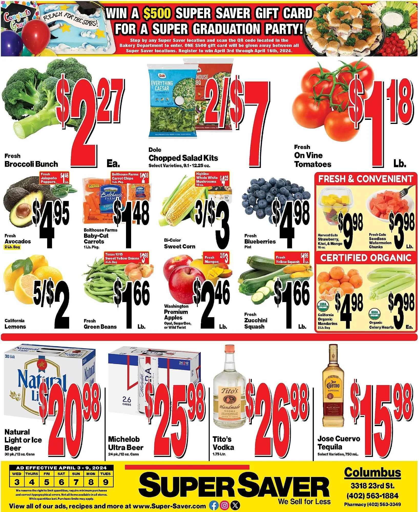 Weekly ad Super Saver Weekly Ad from April 3 to April 9 2025 - Page 4
