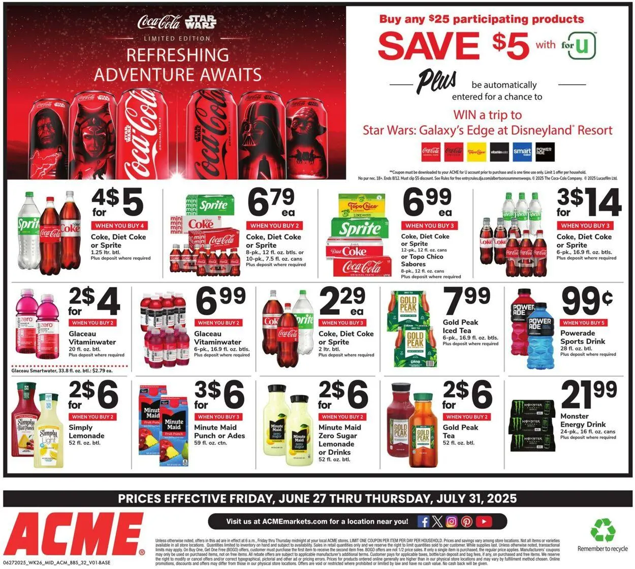 Catálogo de Acme Current weekly ad 27 de junio al 31 de julio 2025 - Página 32