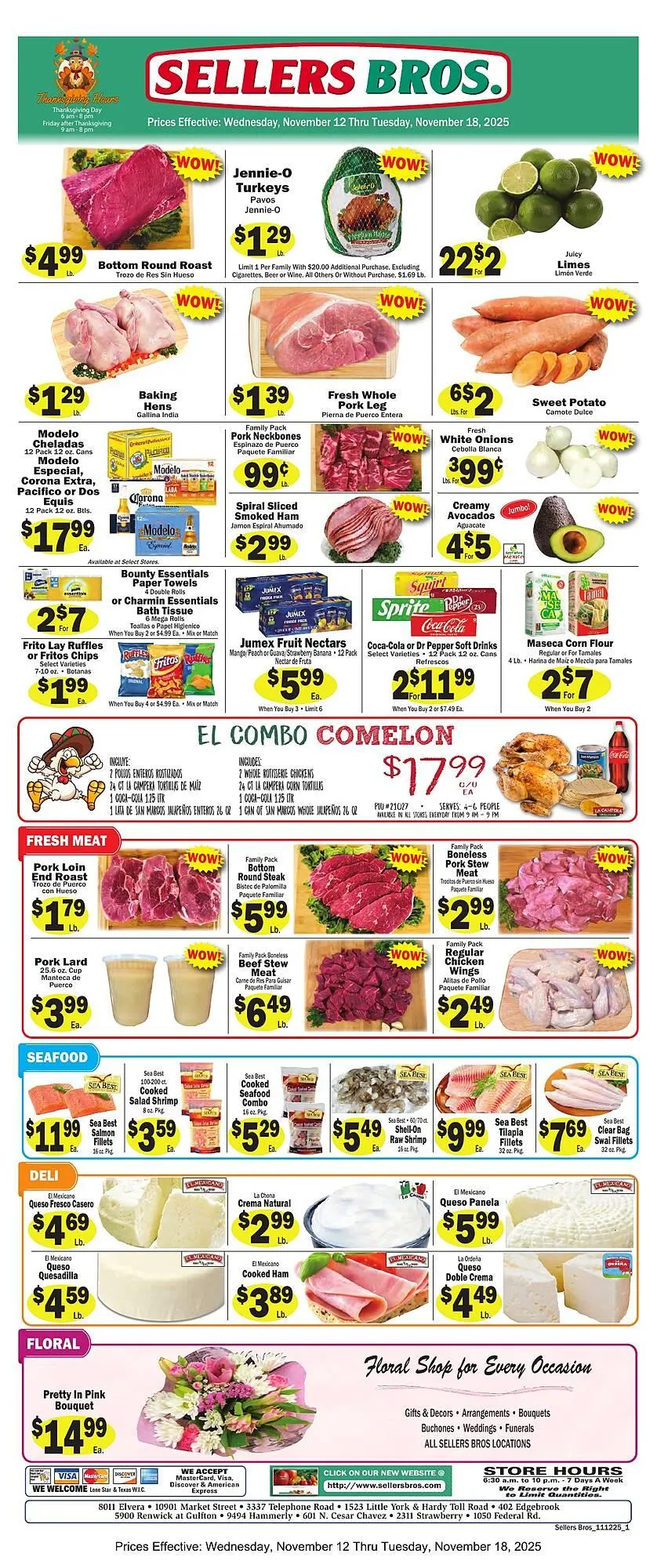 Sellers Bros weekly ad - 1