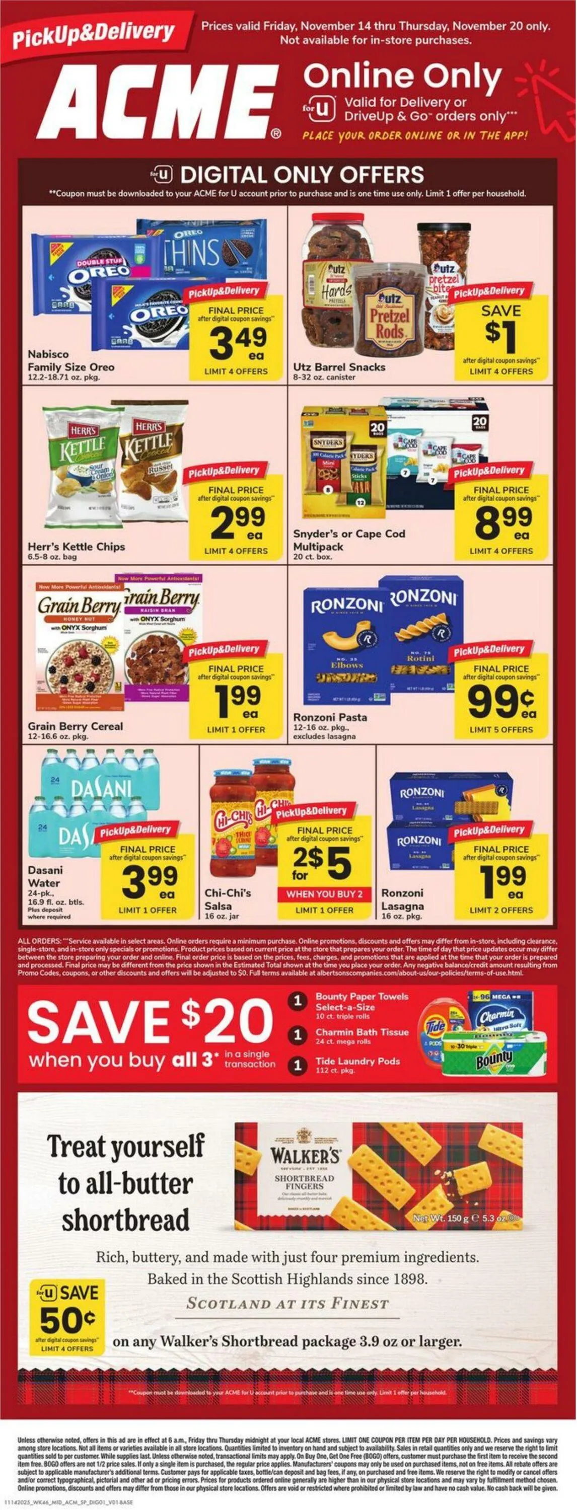 Weekly ad Acme Current weekly ad from November 14 to November 20 2025 - Page 1