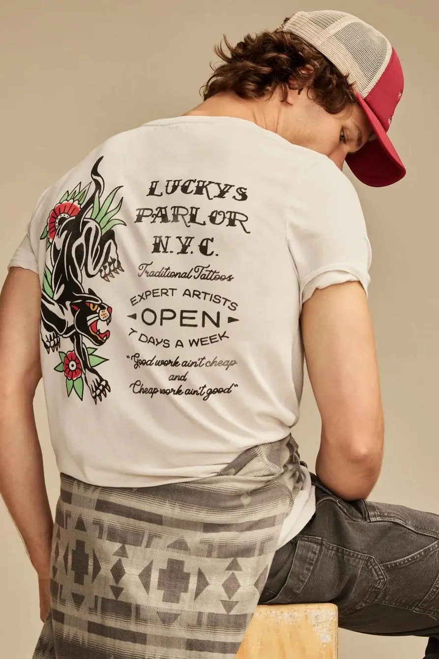 luckys tattoo parlor tee