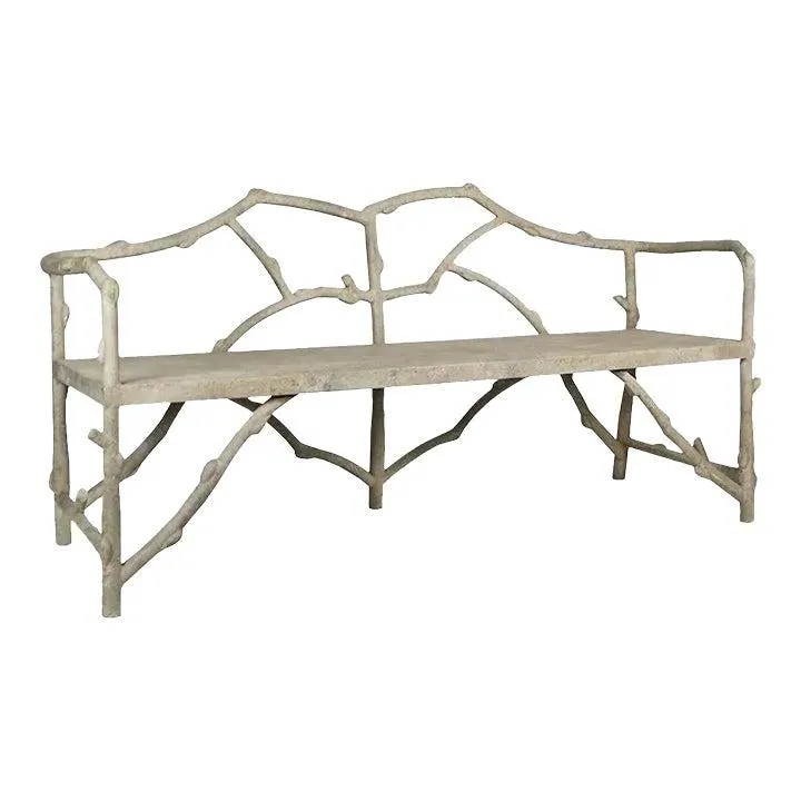 Matthew Home Metal Branch French Garden Bench