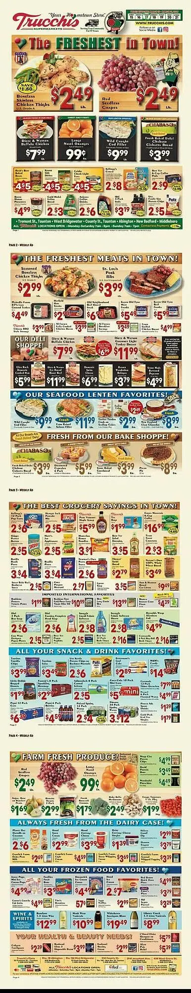 Weekly ad Trucchis weekly ad from March 15 to March 21 2026 - Page 1