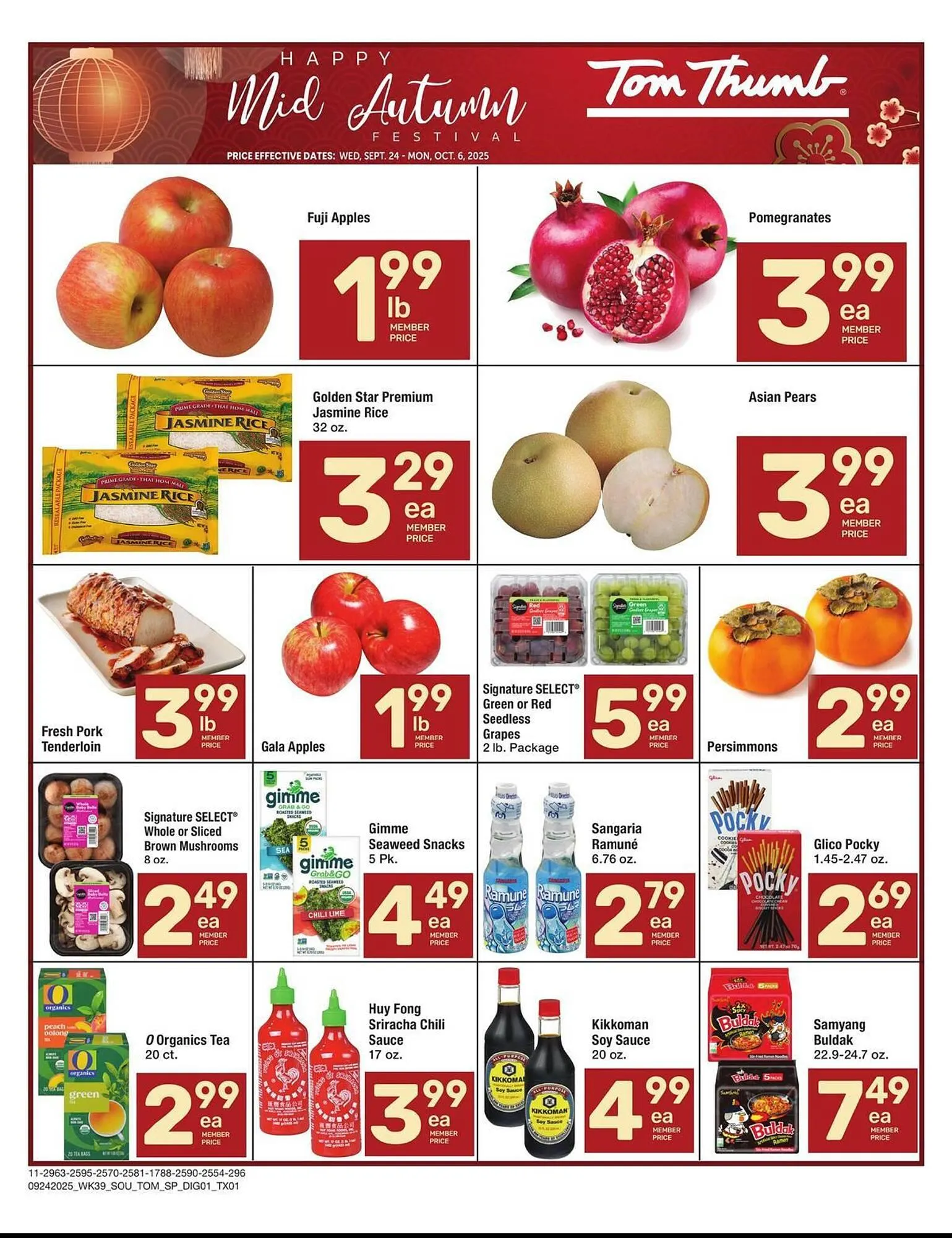 Weekly ad Tom Thumb weekly ad from September 24 to October 6 2025 - Page 1