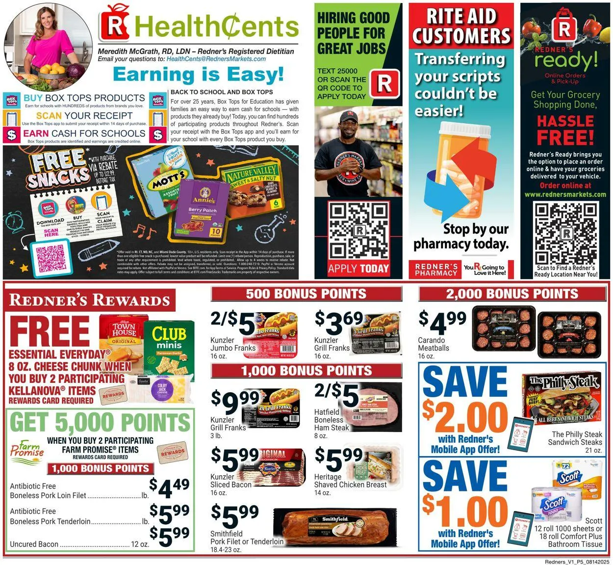 Weekly ad Redner’s Warehouse Market Current weekly ad from August 14 to August 20 2025 - Page 5