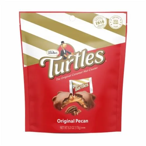 DeMet's Original Turtles® Pecan Bite Size Caramel Nut Cluster Pouch