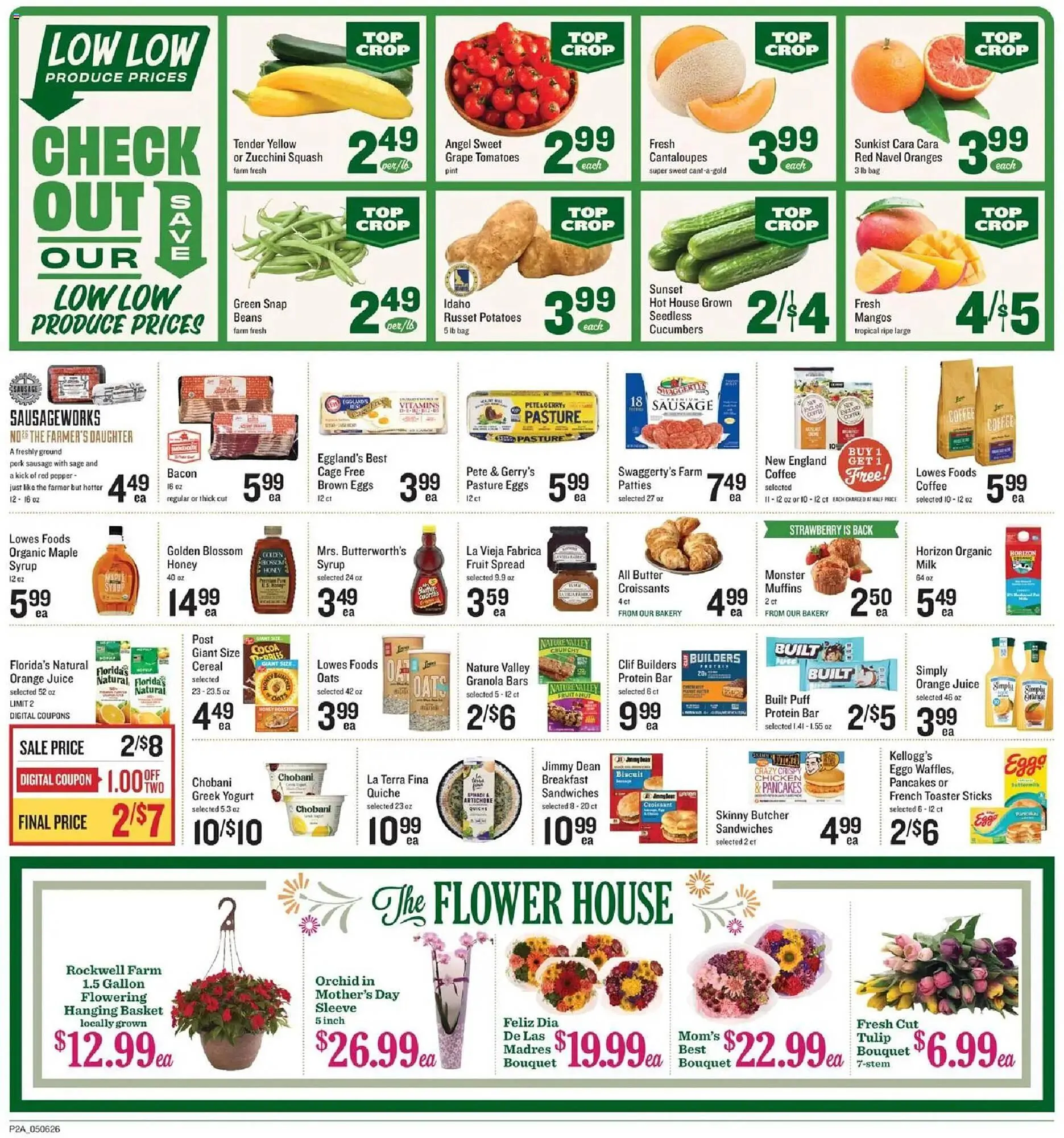 Weekly promotion Lowes Foods weekly ad spanning from May 6 to May 13 2026 - Page 2 for Catalogue 365