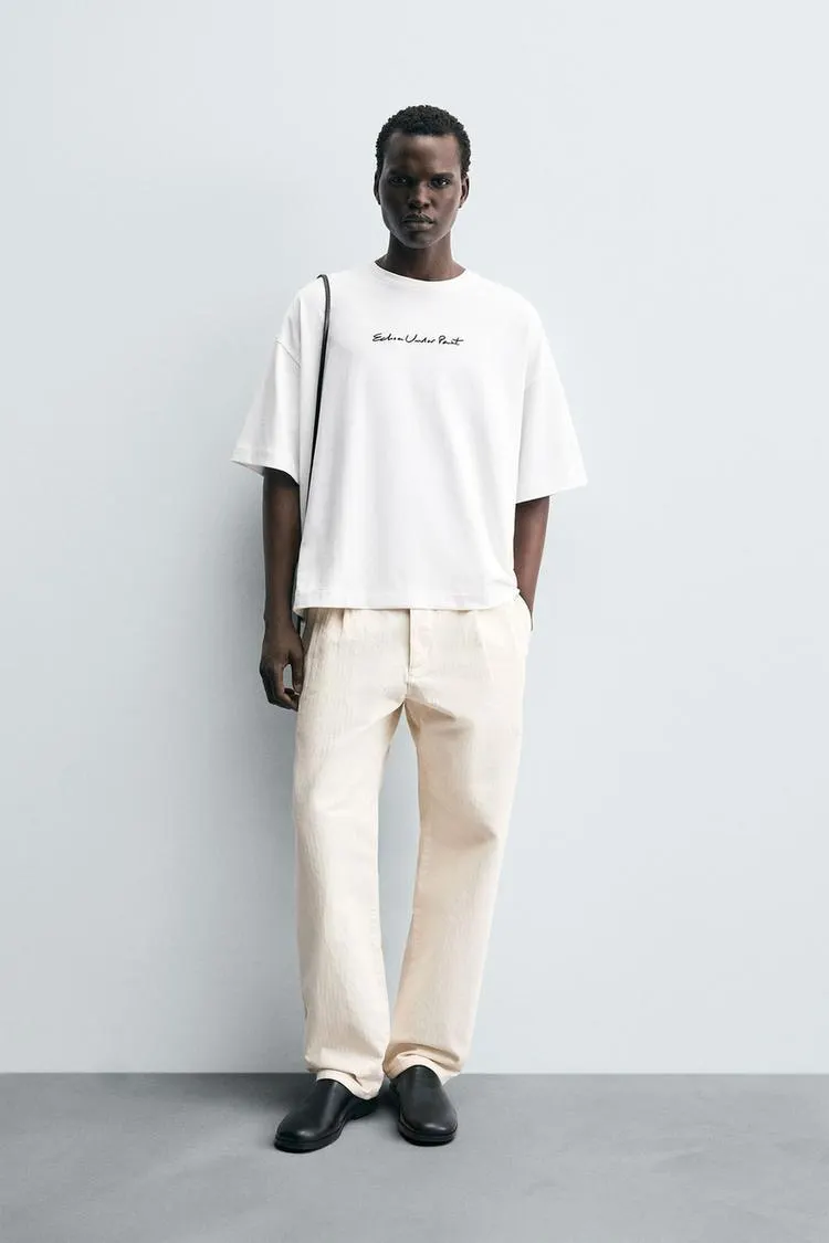 ABSTRACT PRINT T-SHIRT