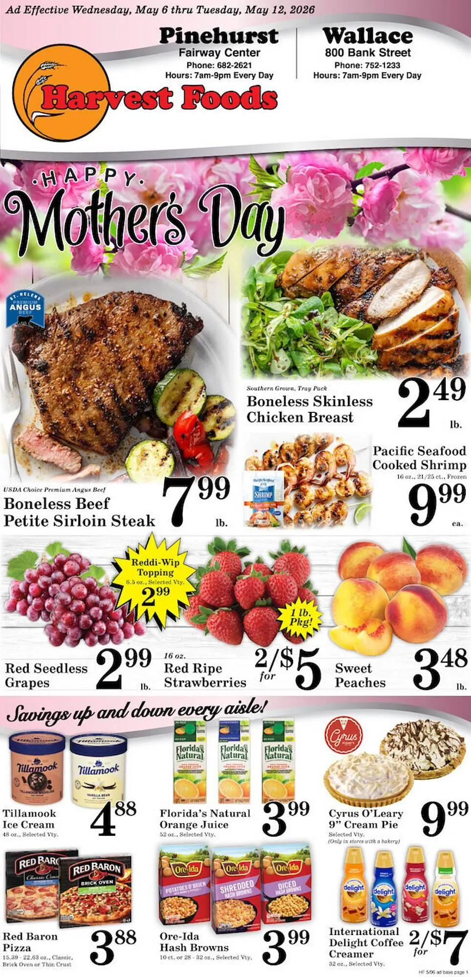 Weekly ad Harvest Foods weekly ad from May 6 to May 12 2026 - Page 1