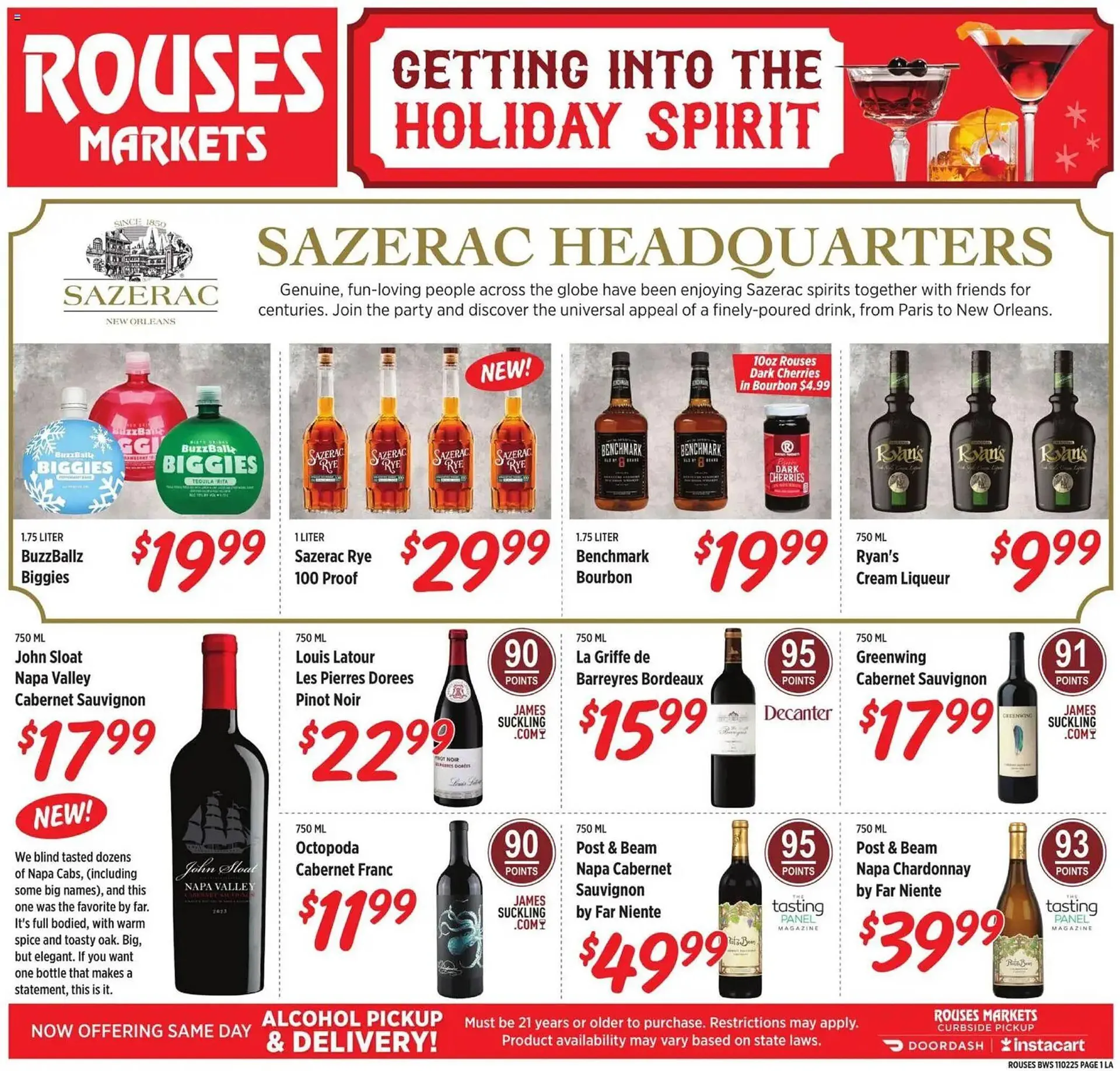 Weekly ad Rouses weekly ad from October 29 to December 3 2025 - Page 1
