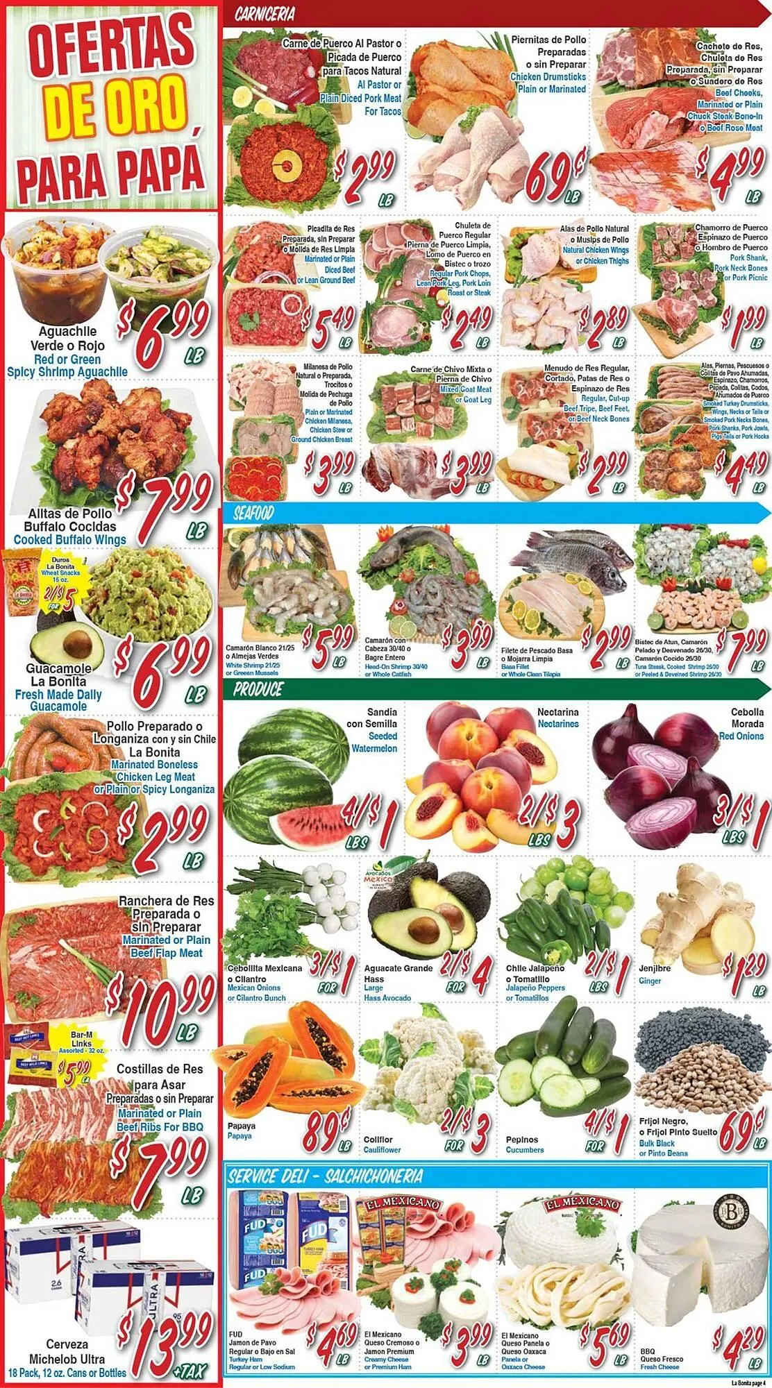 Weekly ad La Bonita Supermarkets Weekly Ad from June 11 to June 17 2025 - Page 4