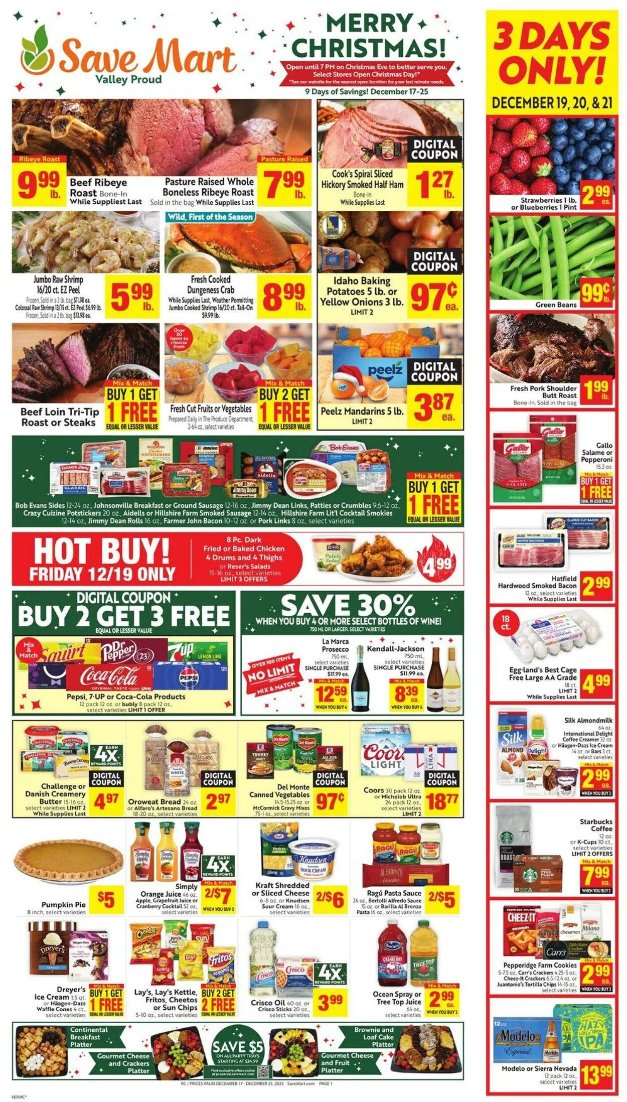 Weekly ad Save Mart Current weekly ad from December 17 to December 25 2025 - Page 1