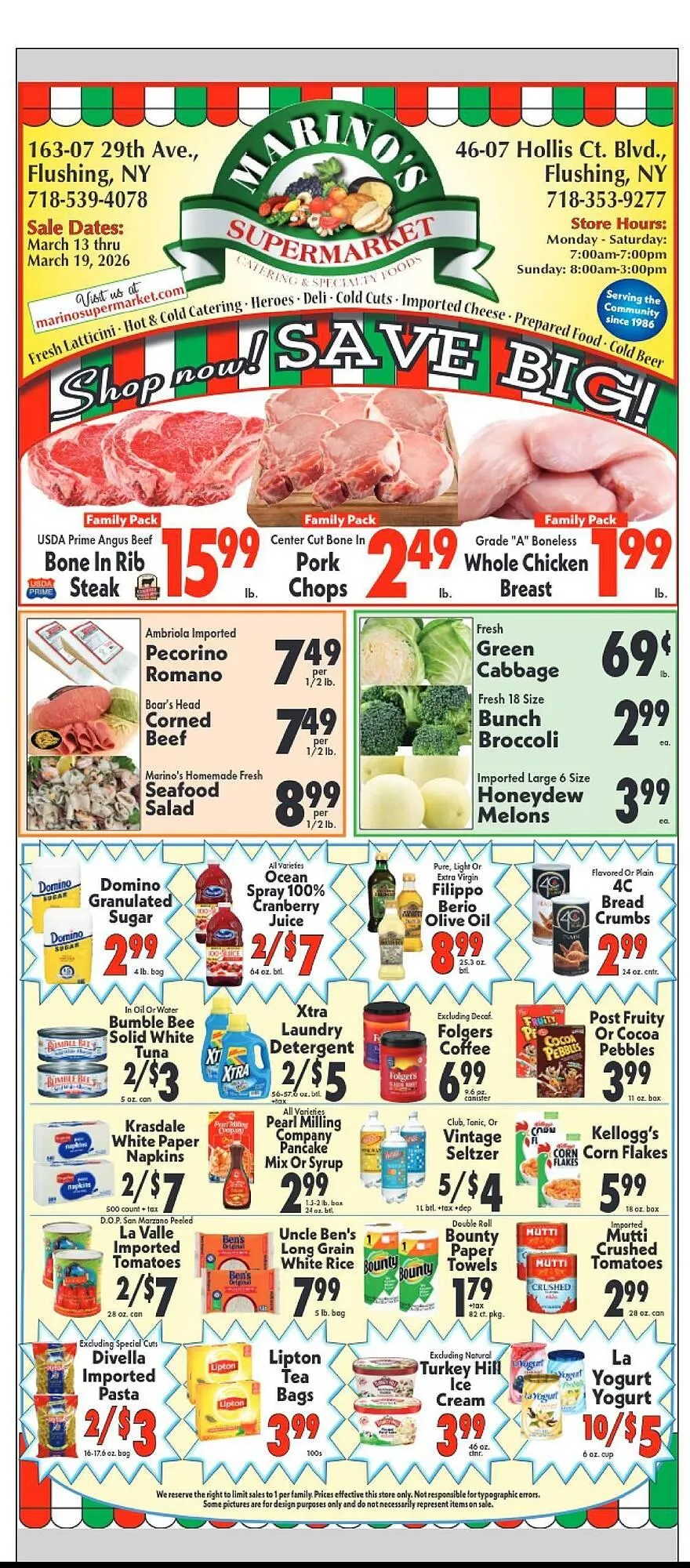 Marinos Supermarket weekly ad - 1
