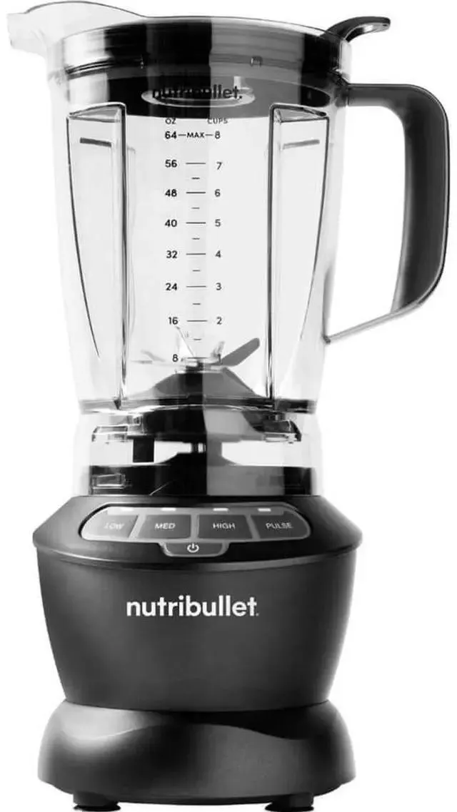 NutriBullet NBF50400 4 Speed Full Size Blender - 1200 Watt - 640z - Dark gray