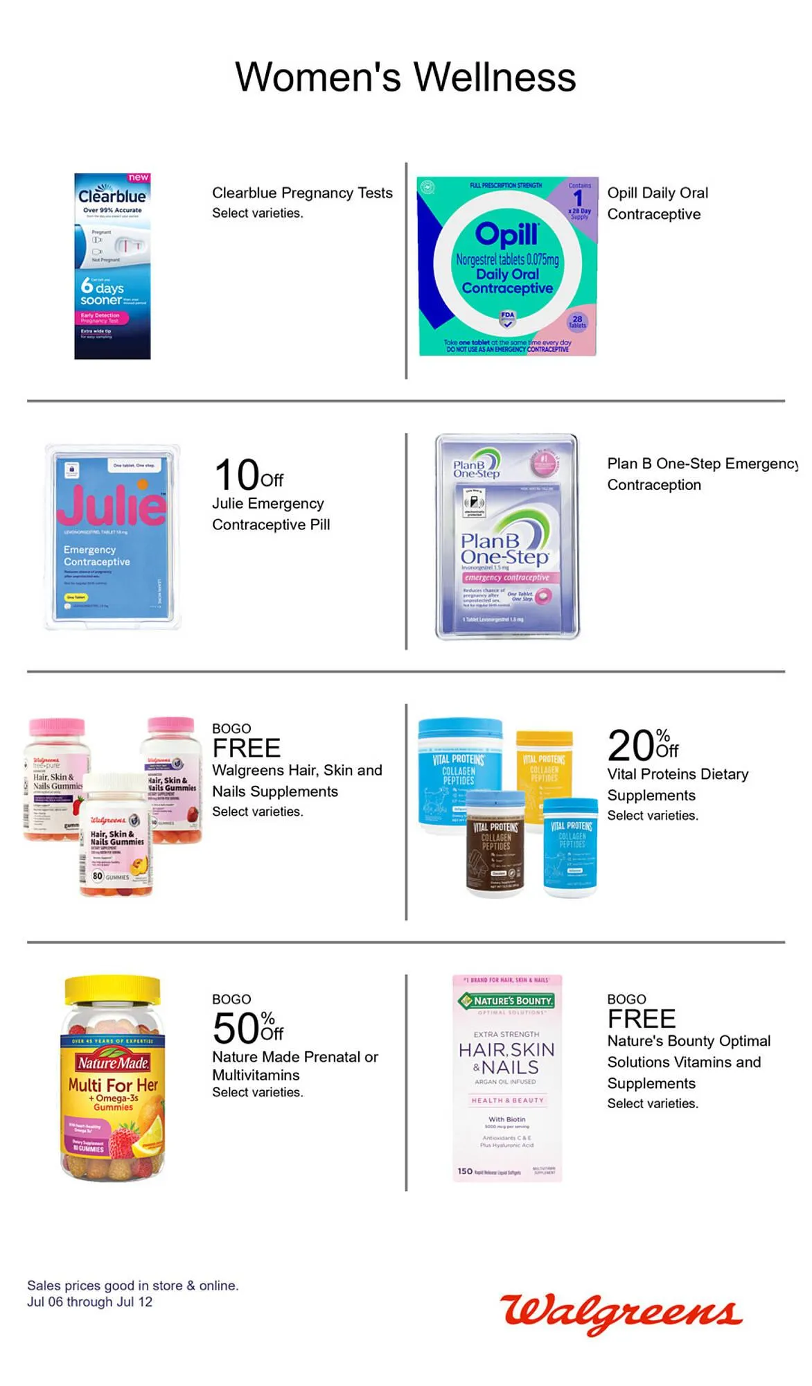 Weekly ad Walgreens Weekly Ad from July 6 to July 12 2025 - Page 10