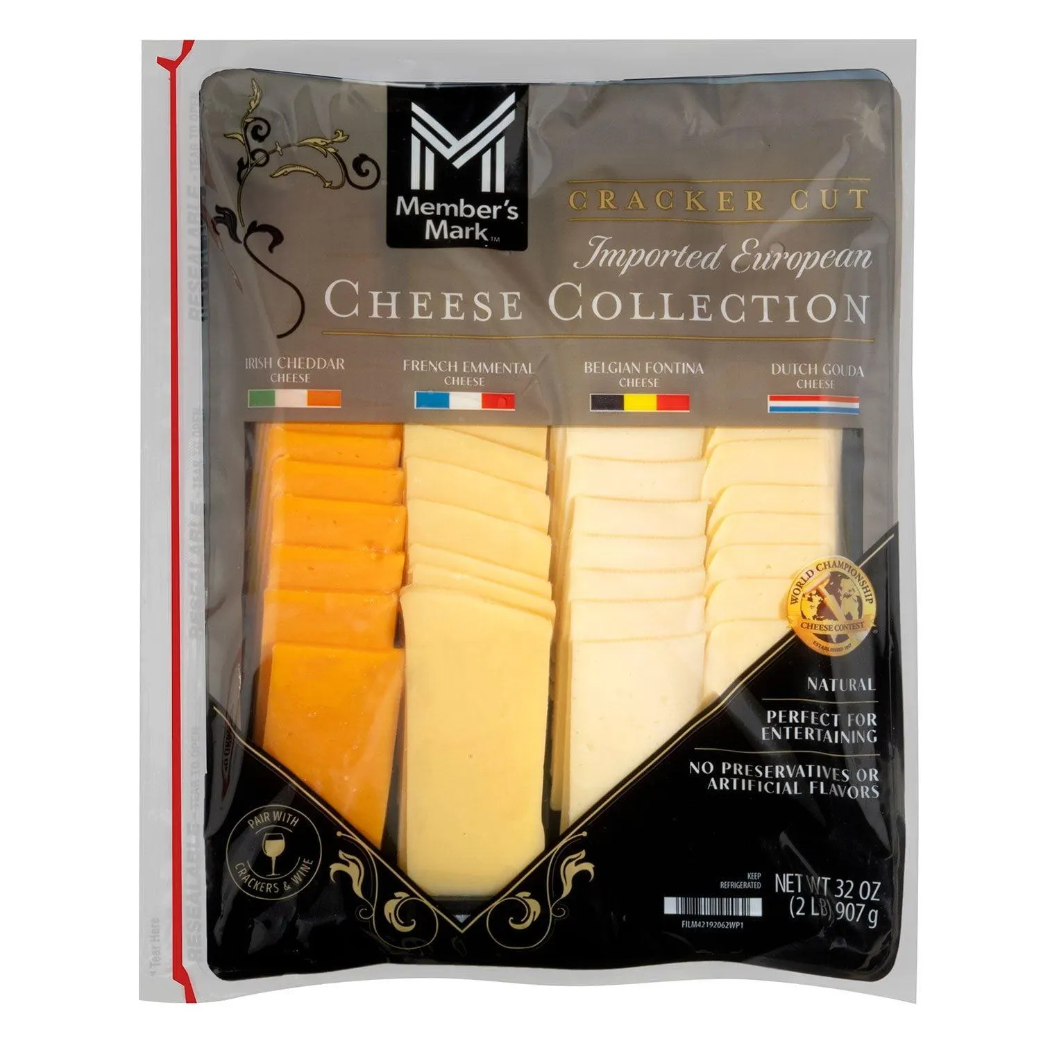 Member's Mark Gourmet Selection Imported Cheeses, 32 oz.