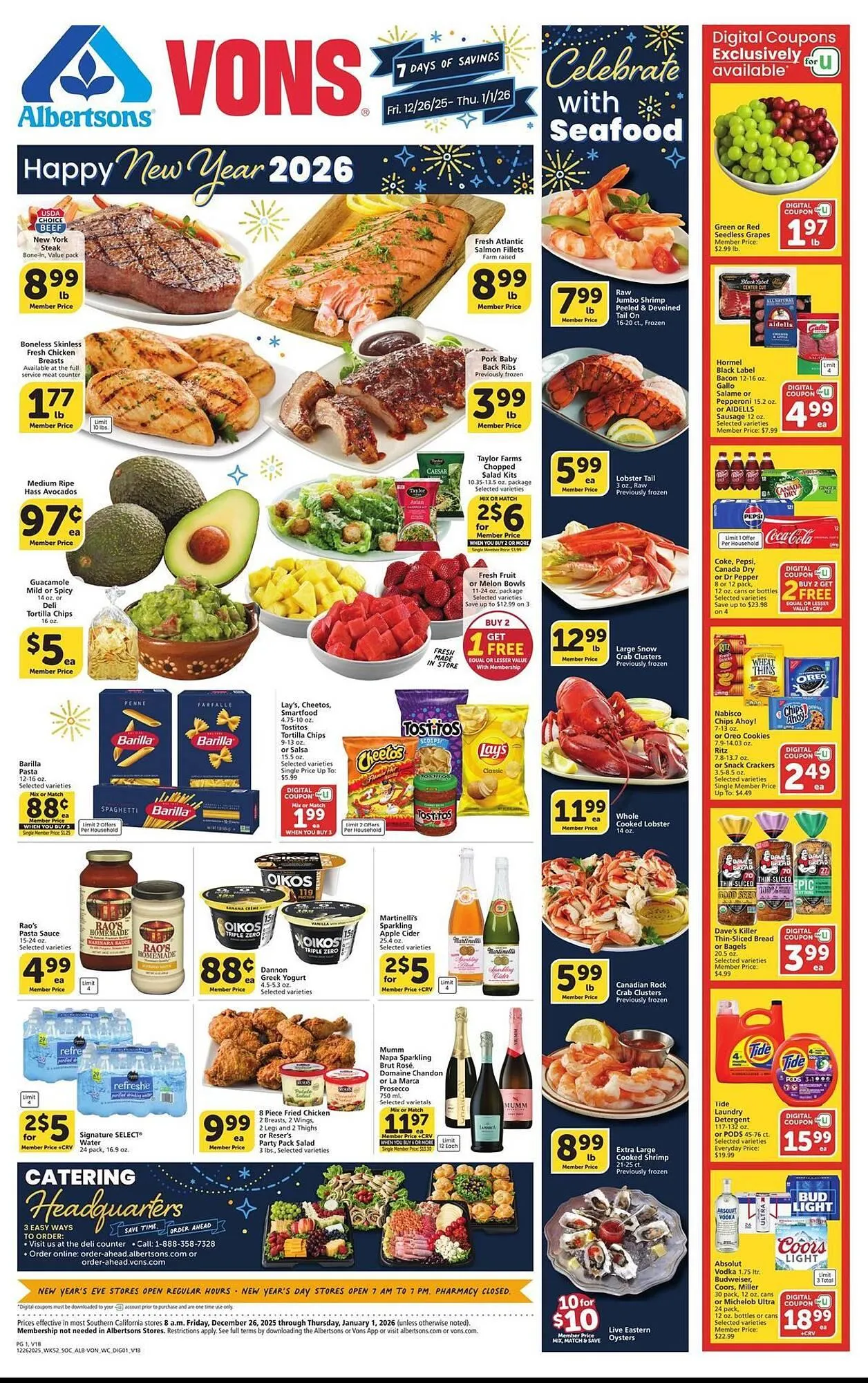 Weekly ad Albertsons weekly ad from December 26 to January 1 2026 - Page 1