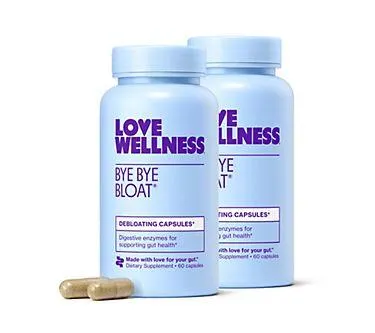 Love Wellness Bye Bye Bloat 60 Days of Supply