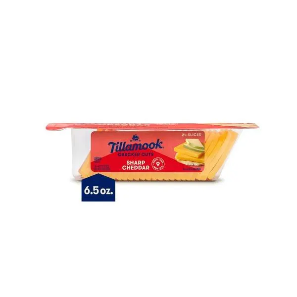 Tillamook Sharp Cheddar Cheese Cracker Cuts Snacks