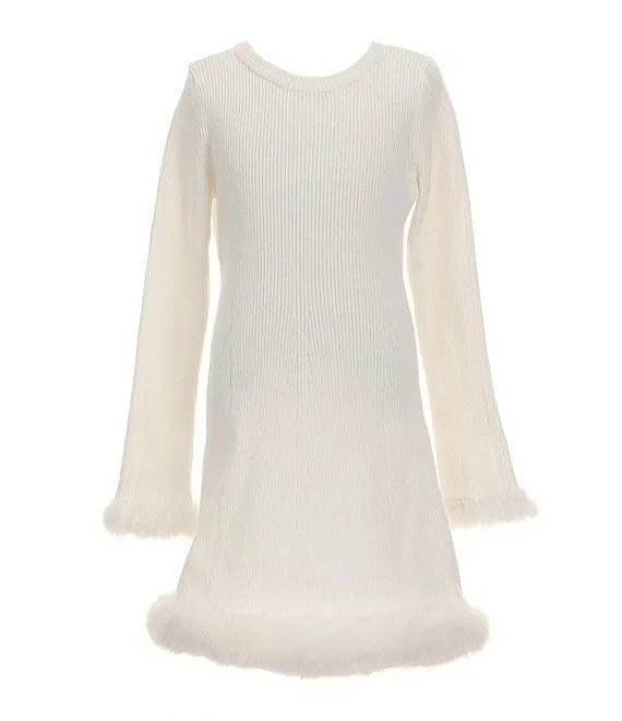 Little Girls Puff Sleeve Dress