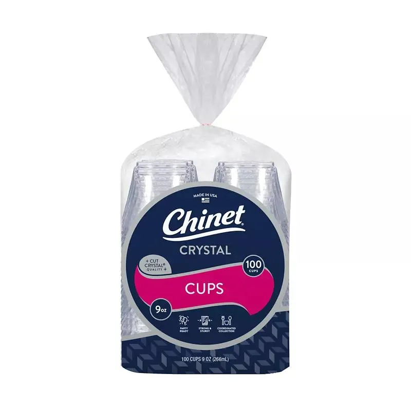 Chinet Crystal Cups, 9 oz./100 ct.
