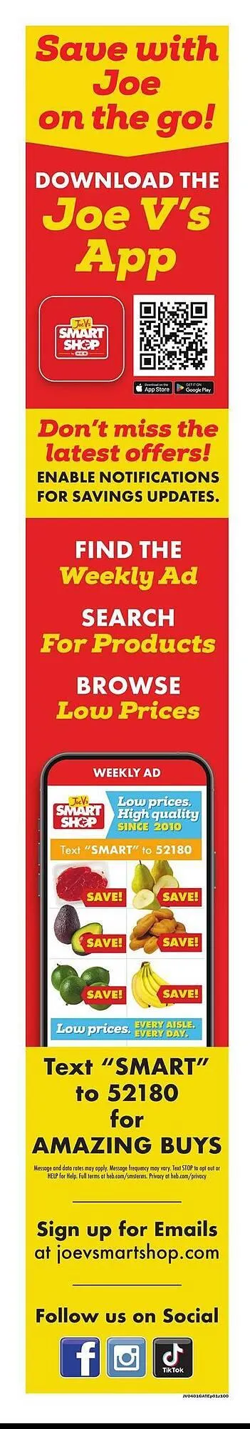 Weekly ad Joe V's Smart Shop weekly ad from April 1 to April 7 2026 - Page 1