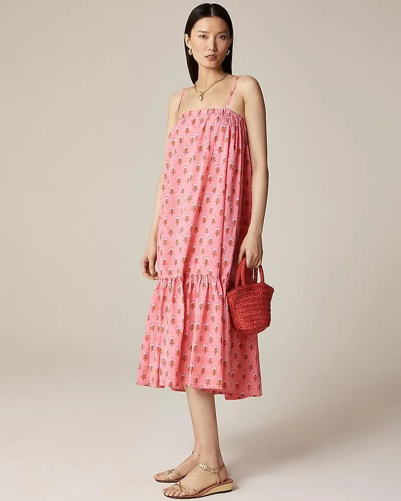 SZ Blockprints™ X J.Crew tiered dress